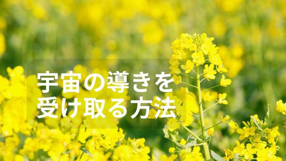 宇宙の導きを受け取る方法