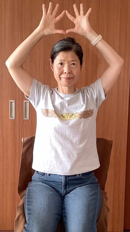 サハスラーラ・ムドラの組み方